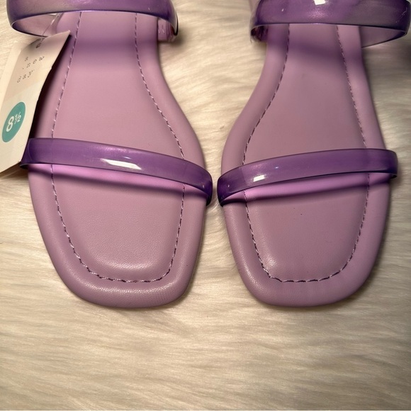 NWT A New Day Lavender Annie Memory Foam Slide Sandals Size 8.5 - Picture 3 of 9